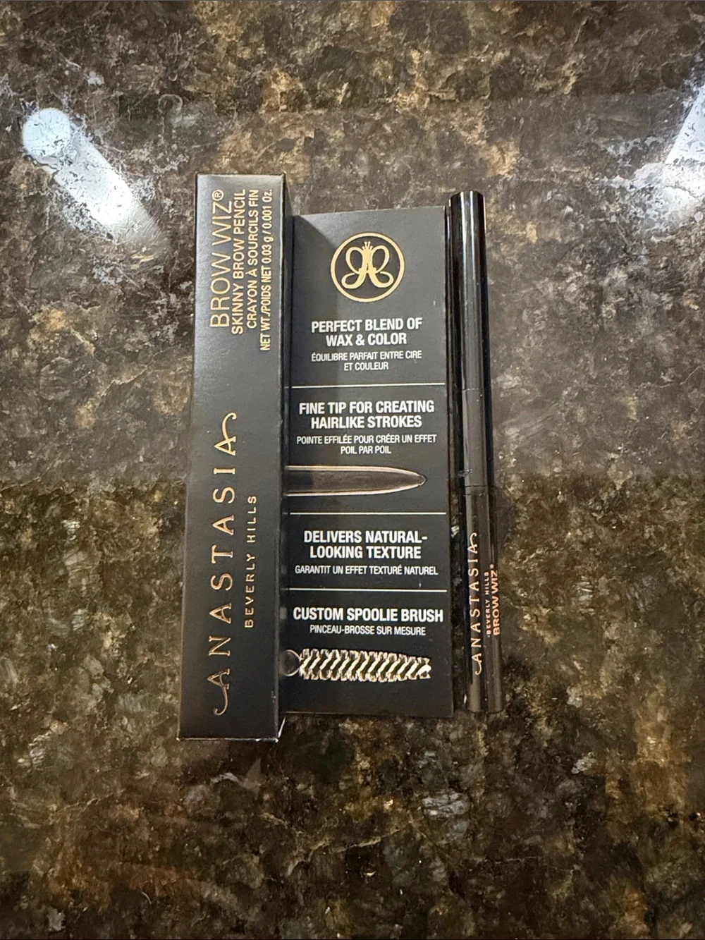 Anastasia Beverly Hills Brow Wiz Skinny Brow Pencil — Soft Brown .001 oz New